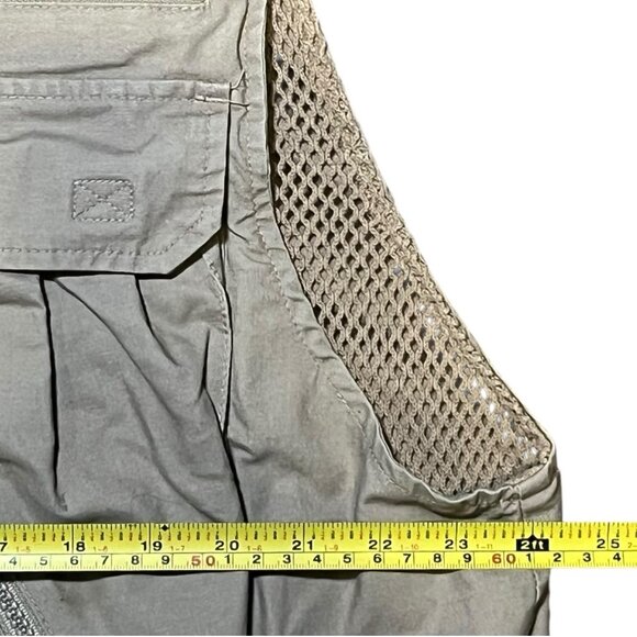 Banana Republic Men Safari Travel Vest Photographer Fishing Cargo 16+ Pockets L - Picture 11 of 16